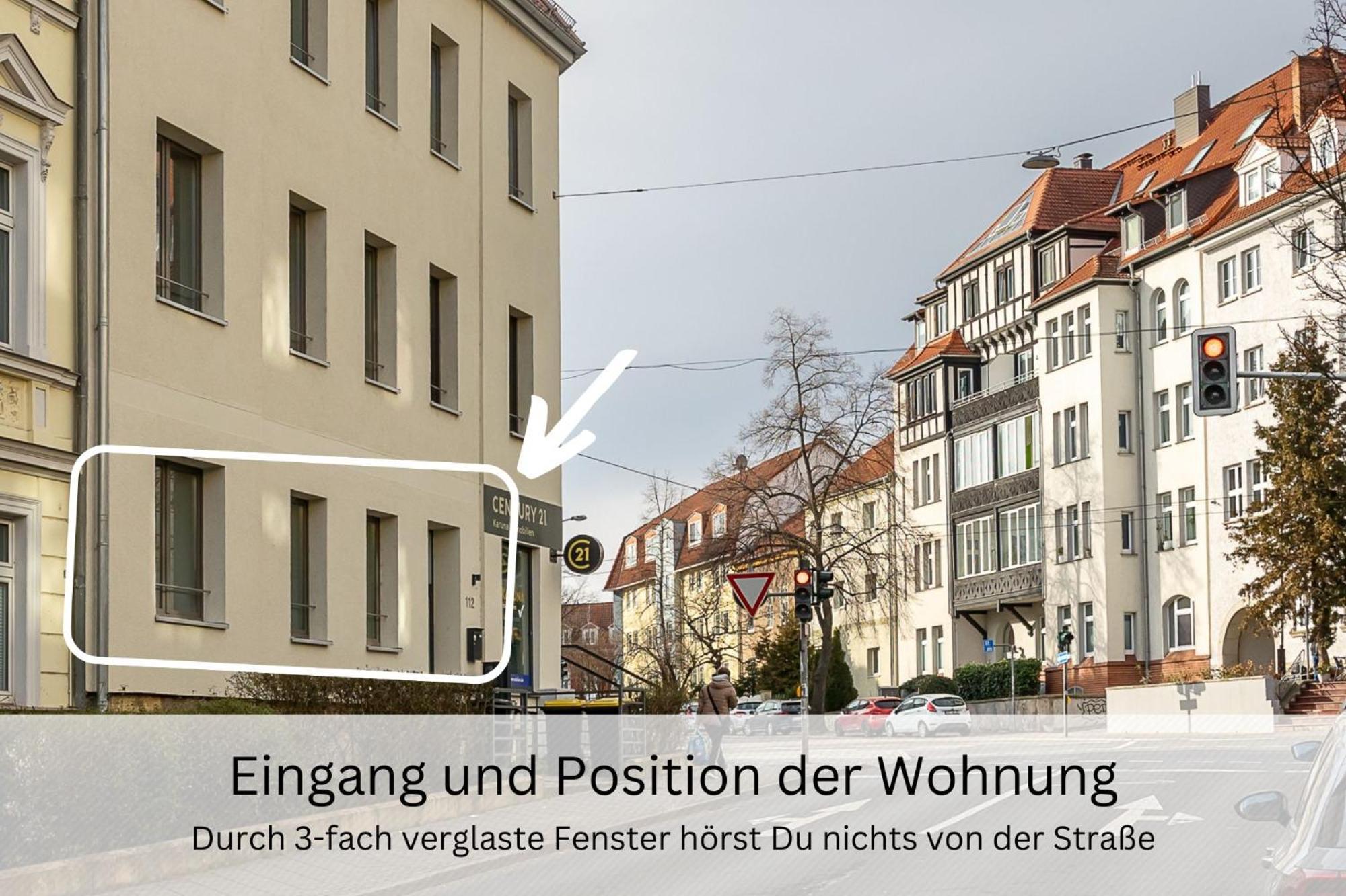 Bohnapartments - Altstadtoase - Balkon Und Garten - Wlan Erfurt Luaran gambar