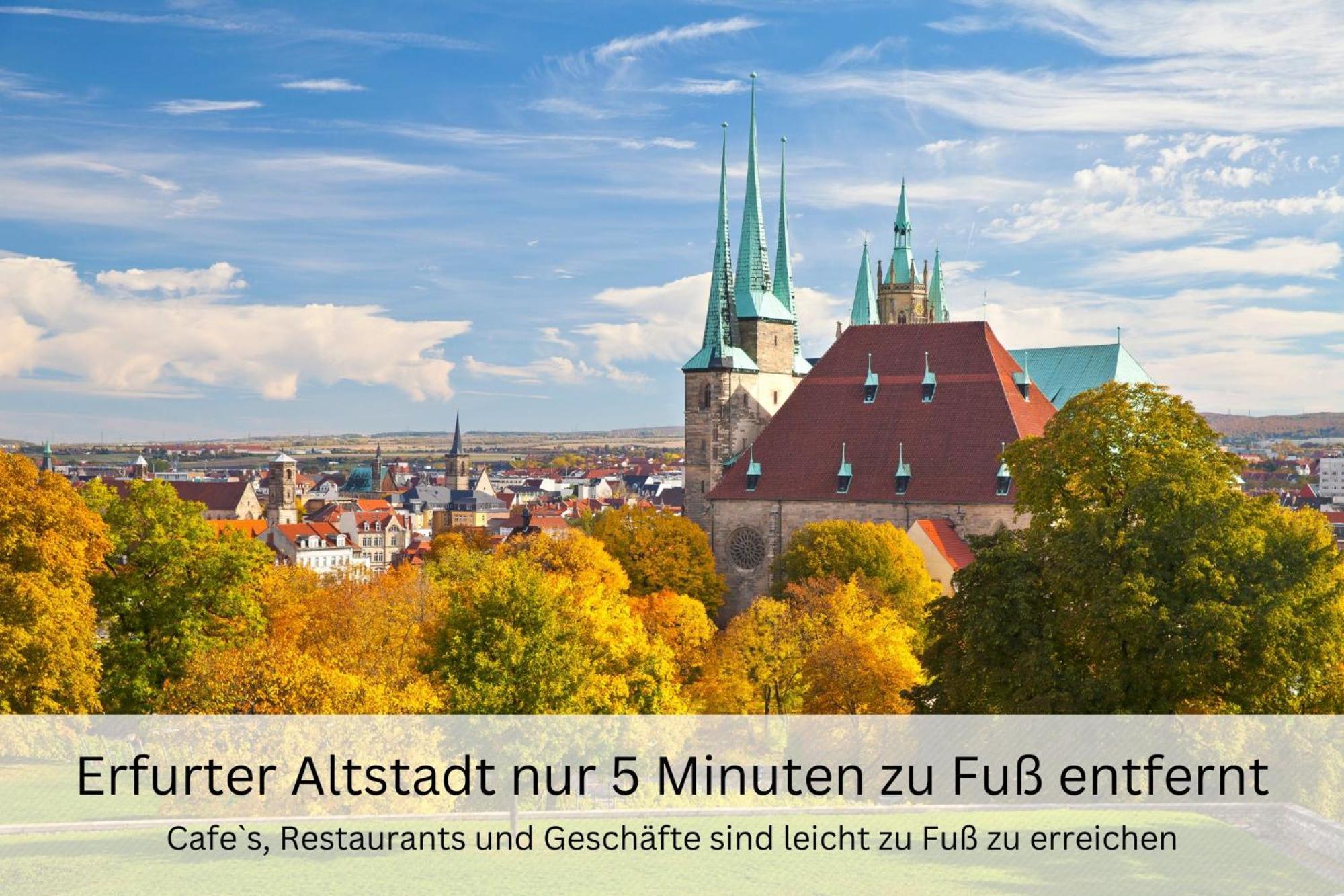 Bohnapartments - Altstadtoase - Balkon Und Garten - Wlan Erfurt Luaran gambar