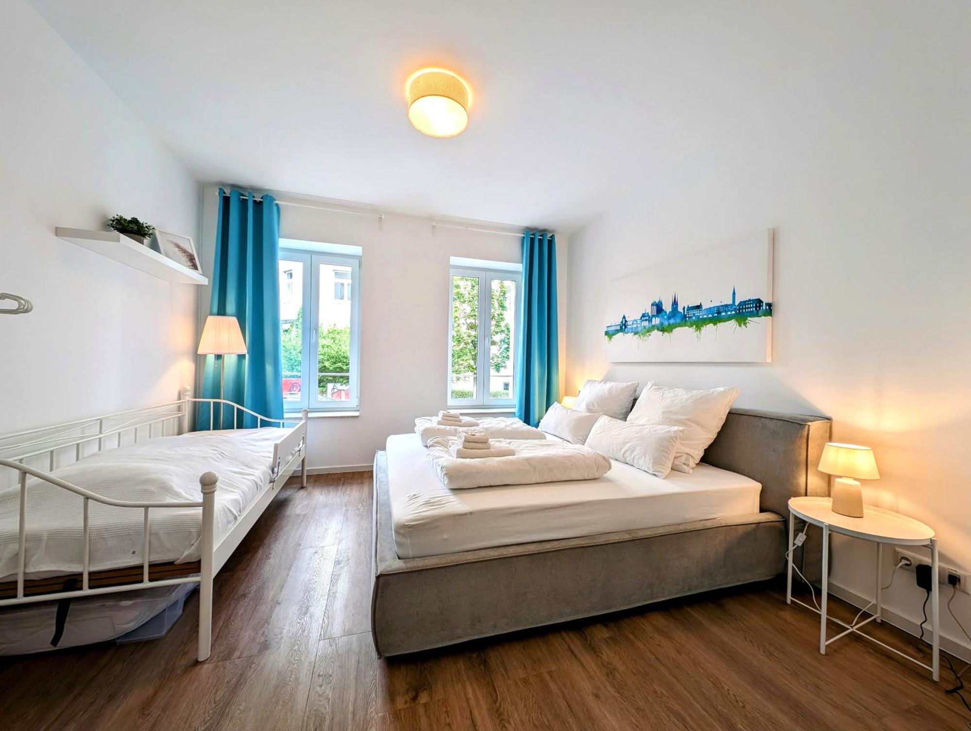 Bohnapartments - Altstadtoase - Balkon Und Garten - Wlan Erfurt Luaran gambar
